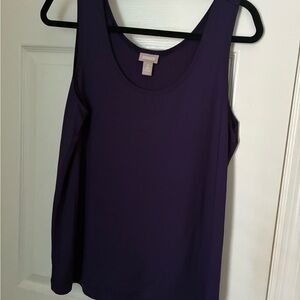 Chico’s microfiber purple tank top size 2